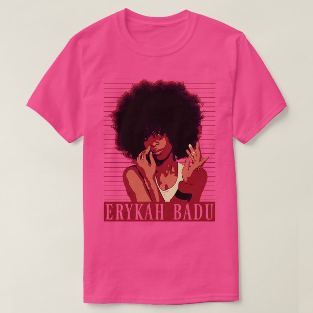 Erykah badu brown vintage T-Shirt (Design Front)