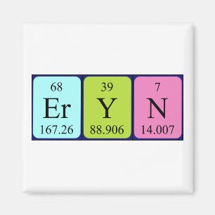 Eryn periodic table name magnet