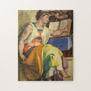 Erythraean Sibyl by Michelangelo Jigsaw Puzzle
