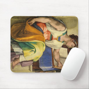 Erythraean Sibyl by Michelangelo Mouse Mat