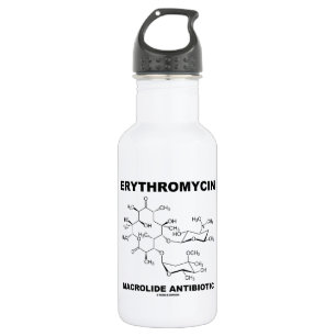 Erythromycin Macrolide Antibiotic (Molecule) 532 Ml Water Bottle