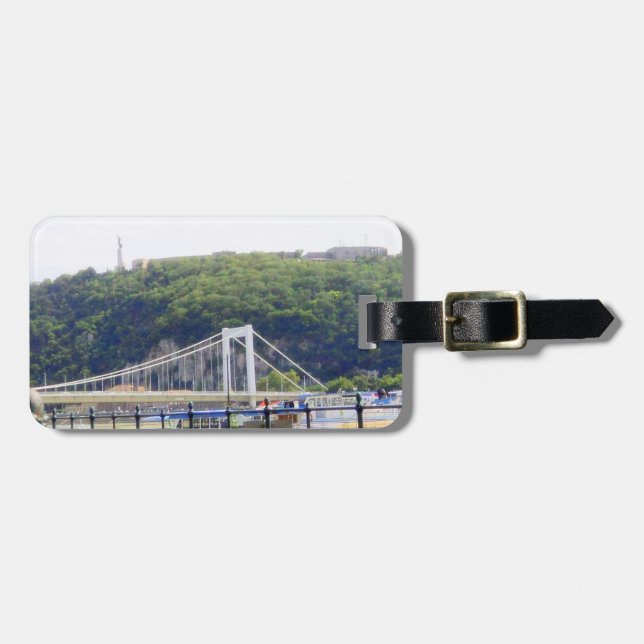 Erzsébet Bridge Luggage Tag (Front Horizontal)