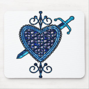 Erzulie Dantor Veve Sigil Mouse Mat