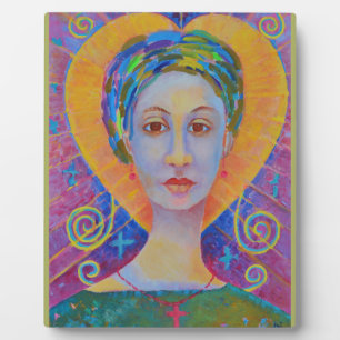 Erzulie Freda voodoo Orleans Dantor Wudu art Plaque