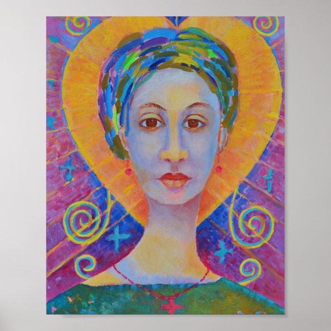 Erzulie Freda voodoo Orleans Dantor Wudu art Poster (Front)