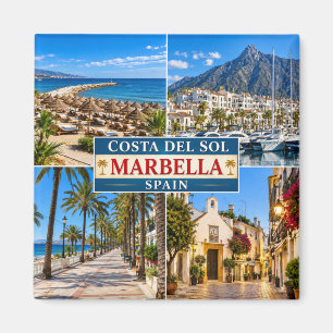 ES0122 Europe, Spain, Andalusia, Marbella, Fridge Magnet