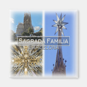 ES0127 Europe, Spain, Barcelona, Sagrada Familia,  Magnet