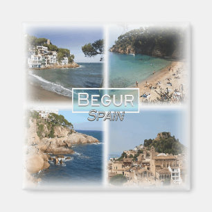 ES0147 Europe, Spain, Begur, Fridge Magnet