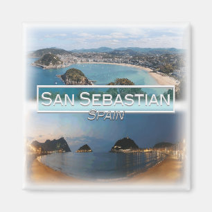 ES0150 Europe, Spain, San Sebastian, Fridge Magnet