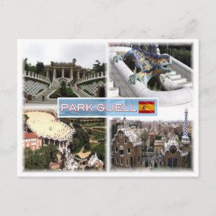 ES Barcelona - Park Guell Postcard
