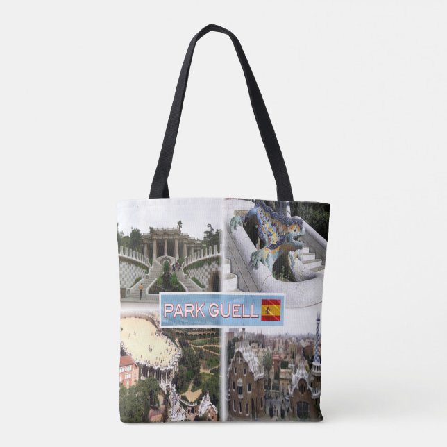 ES Barcelona - Park Guell Tote Bag (Back)