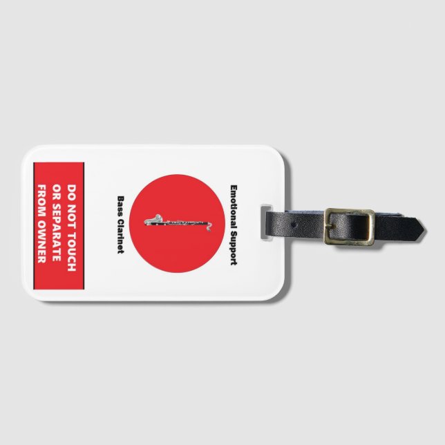 ES Bass Clarinet Tag (Front Horizontal)