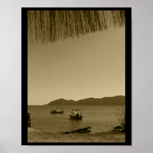 Es Canar Ibiza Tint Sticker Poster