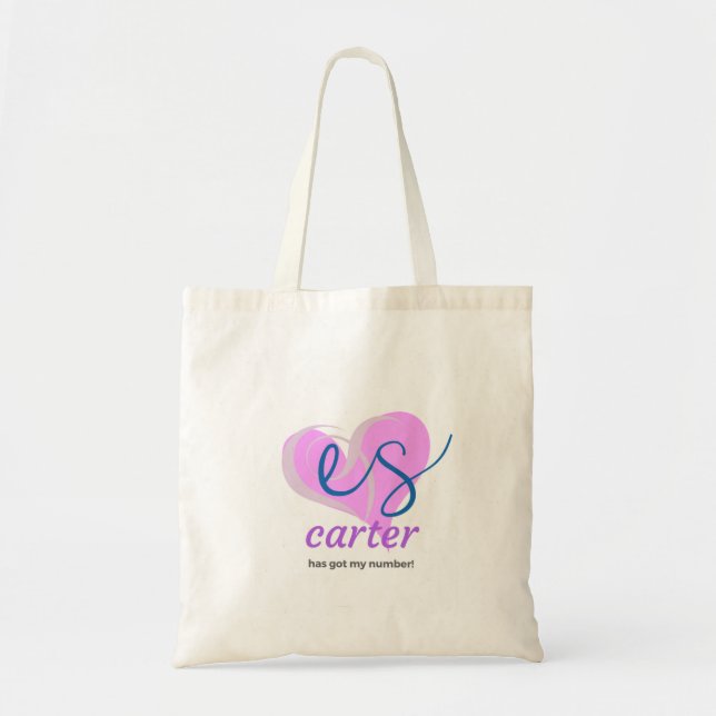 ES Carter Has Got My Number! - Tote Bag (Front)