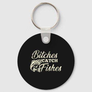 Es Catch Fishes _ Funny Fishing T Shirt Key Ring