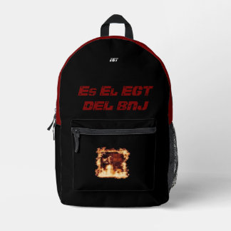 Es El EGT Del BNJ -streetwear Elgrandetoto Printed Backpack