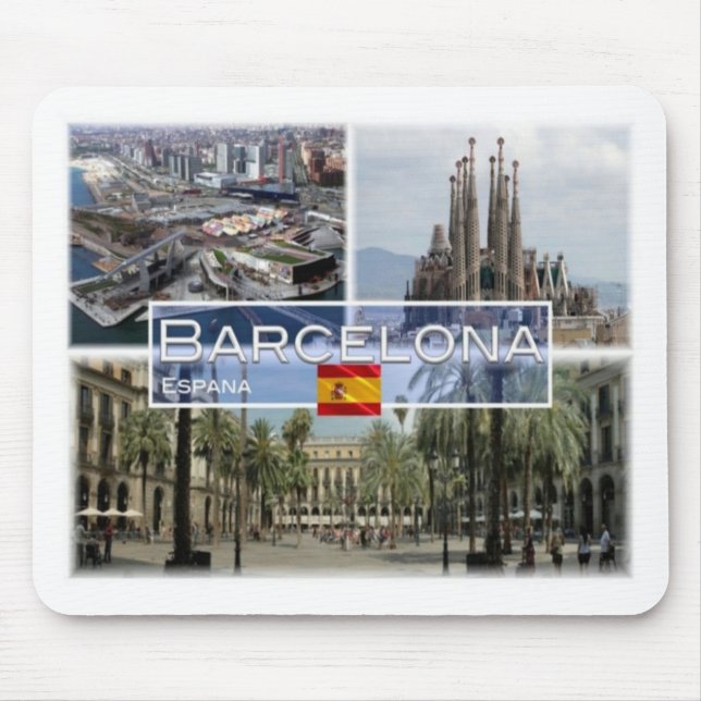 ES Espana - Spain - Barcelona - Sagrada Familia - Mouse Mat (Front)