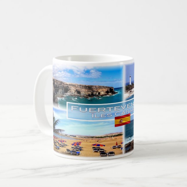 ES Iles Canaries - Fuerteventura - Cuevas de Ajyuy Coffee Mug (Front Left)