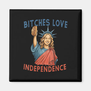 Es Love Independence Funny 4th Of July Patriotic Magnet