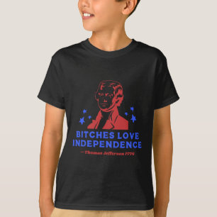 Es Love Independence Funny 4th Of July Thomas Jeff T-Shirt