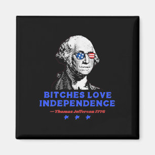 Es Love Independence Funny Founding Fathers 4th Of Magnet