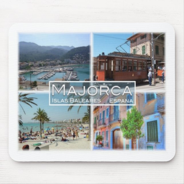 ES Spain - Balearic Islands -  Majorca - Mouse Mat (Front)