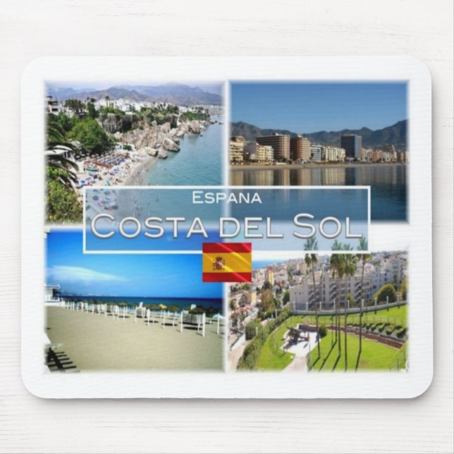 ES Spain - Espana - Costa Del Sol - Torremolinos - Mouse Mat (Front)