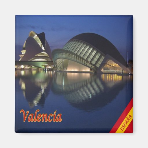 Image of ES - Spain - Valencia Panorama Magnet