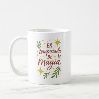 Es Temporada de Magia ✨ | Festive Botanical Coffee Mug