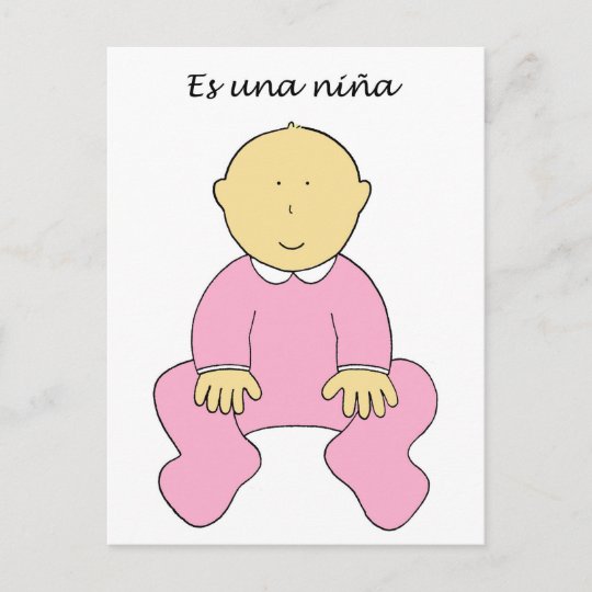 es-una-ni-a-it-s-a-girl-in-spanish-announcement-postcard-zazzle-co-uk