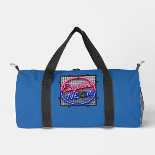 Esageroma Neon - Retro 1980s Synthwave Design Duffle Bag