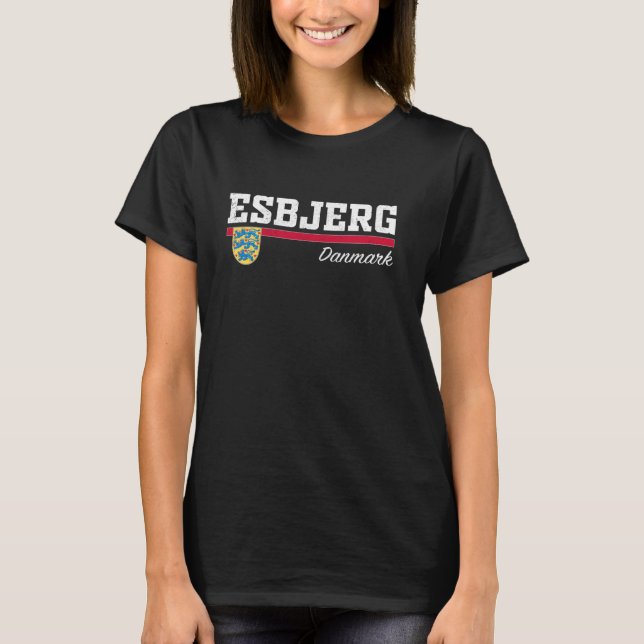 Esbjerg Denmark  Danmark T-Shirt (Front)