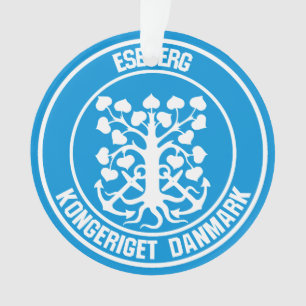 Esbjerg Round Emblem Ornament