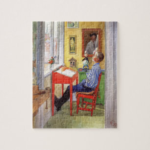 Esbjorn Doing His Homework by Carl Larsson Jigsaw Puzzle