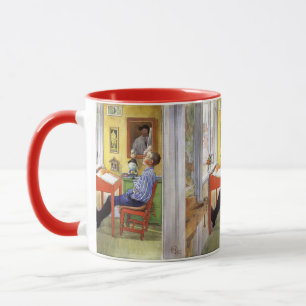 Esbjorn Doing His Homework by Carl Larsson Mug