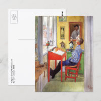 Esbjorn Doing His Homework by Carl Larsson