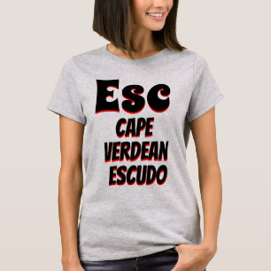 Esc Cape Verdean escudo white T-Shirt