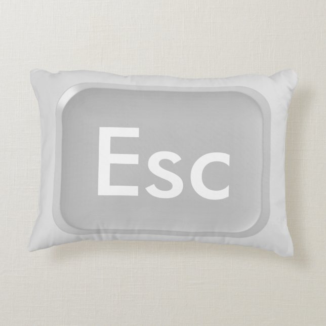 Esc Key Decorative Cushion (Back)
