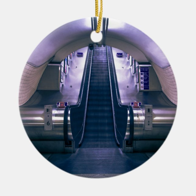 Escalator Ceramic Tree Decoration (Front)