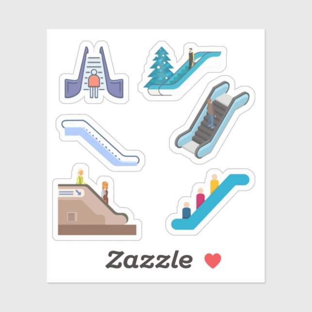 Escalator Stickers (Sheet)