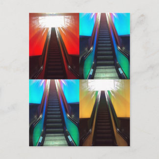 Escalators Postcard