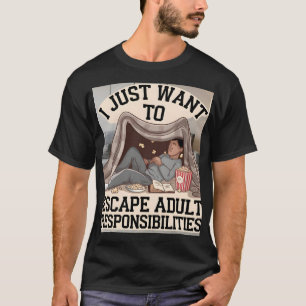 Escape Artist: Master of Cosy Blanket Forts and Sn T-Shirt