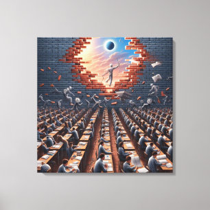 Escape from the Matrix: Surreal Exam Room Canvas Print