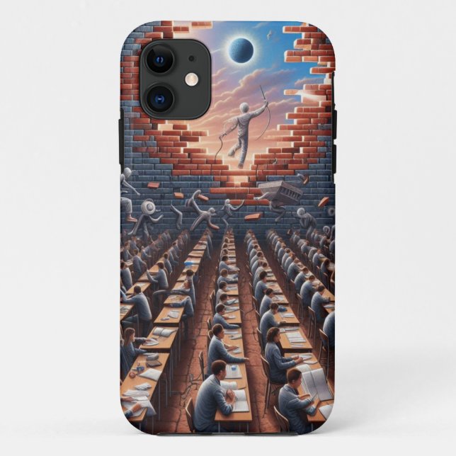 Escape from the Matrix: Surreal Exam Room Case-Mate iPhone Case (Back)