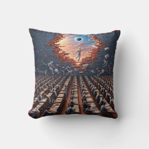 Escape from the Matrix: Surreal Exam Room Cushion