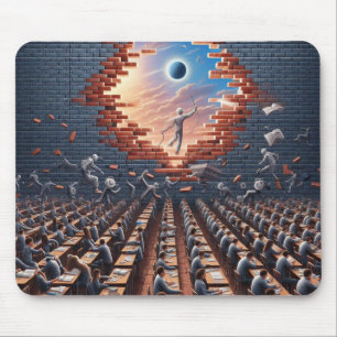 Escape from the Matrix: Surreal Exam Room Mouse Mat