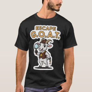 Escape Goat Funny Escape Room Lover Scapegoat T-Shirt