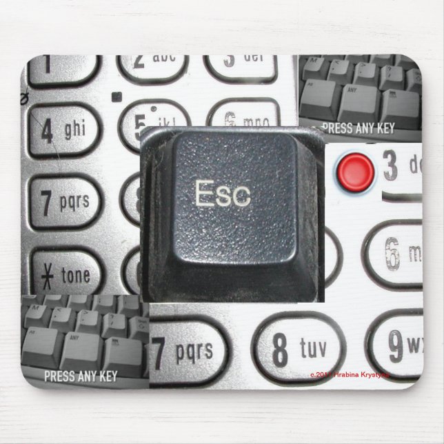 ESCAPE KEY MOUSE MAT (Front)