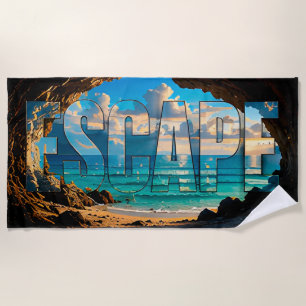 Escape Luxury Tropical Resort Beach Towel