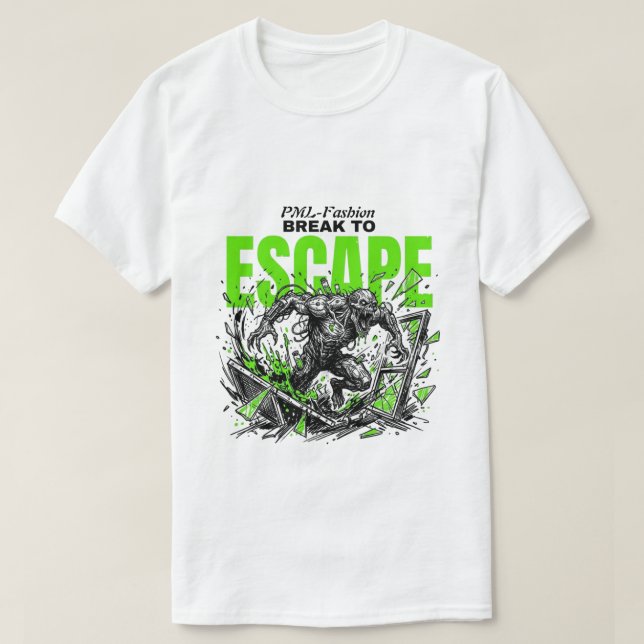 ESCAPE Mutant| Sci-Fi Horror Graphic T-Shirt (Design Front)